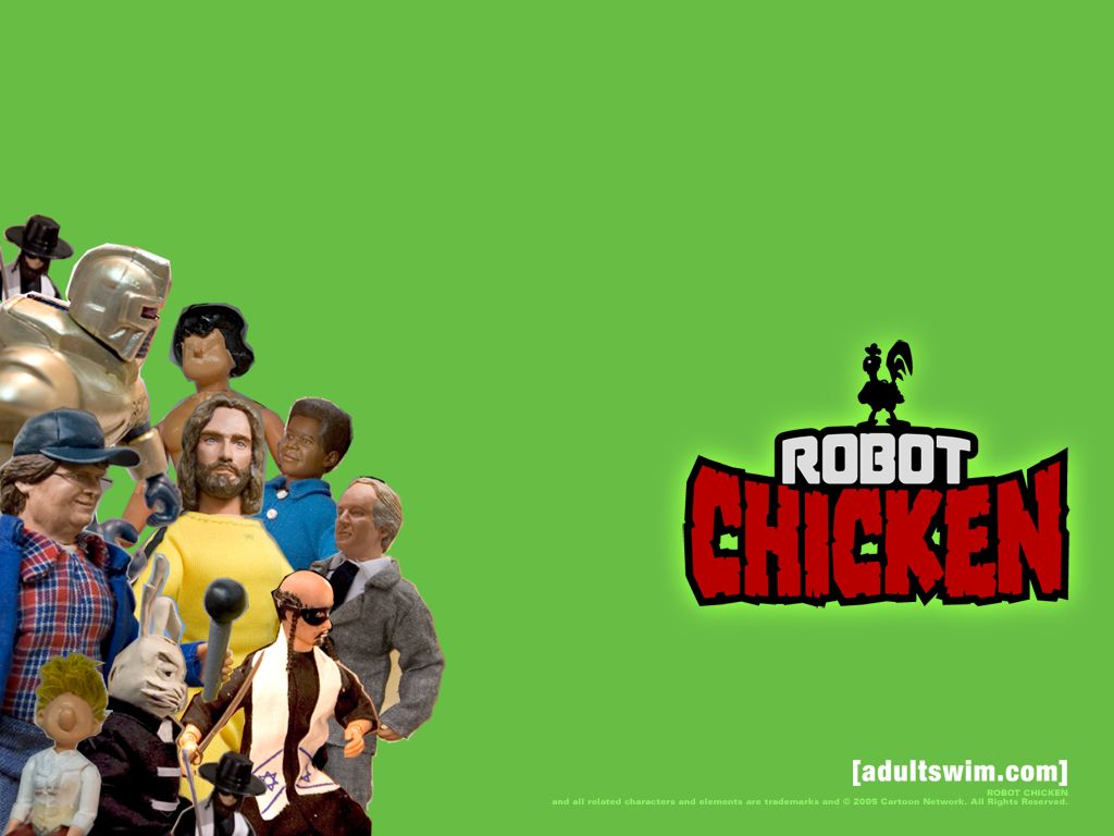 1024x768 Robot Chicken Wallpaper