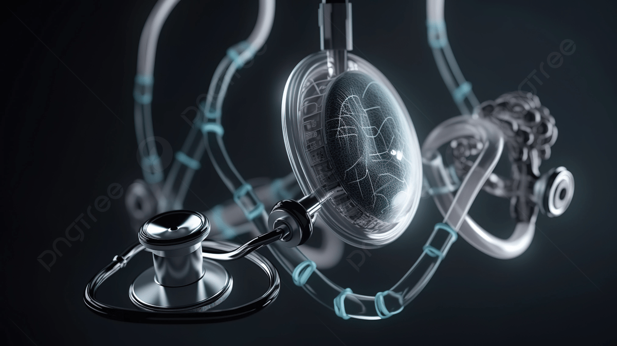 1200x673 Medical Device That Is Animated Background, 3D Rendering Medical Interface With Robot Hand Holding Stethoscope, HD Photography Photo Background Image And Wallpaper for Free Download