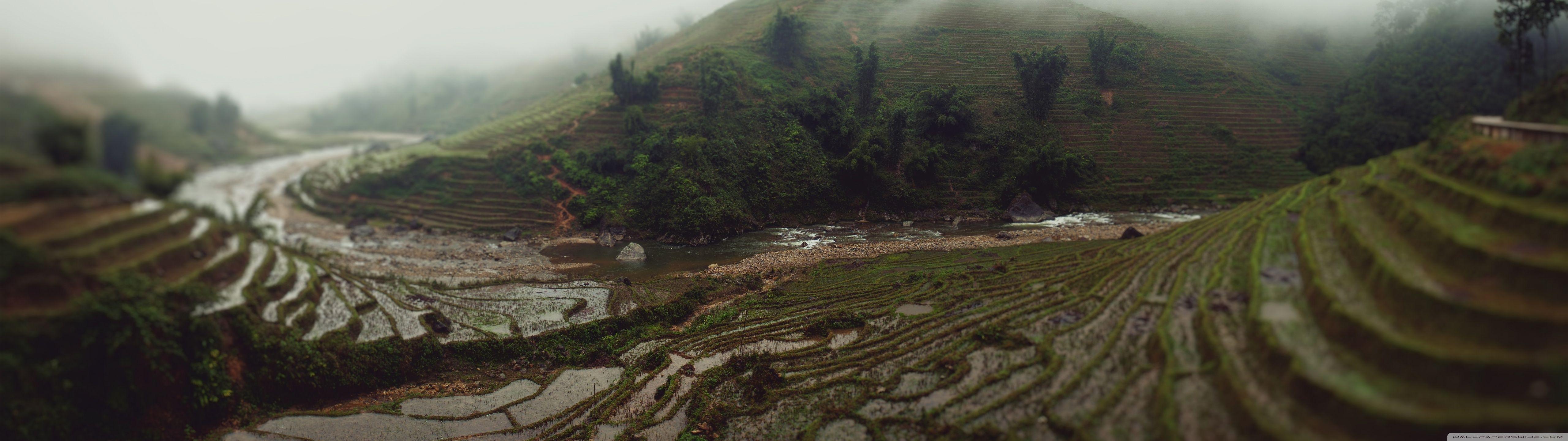 5120x1440 Sapa fields ❤ 4K HD Desktop Wallpaper for 4K Ultra HD TV • Wide