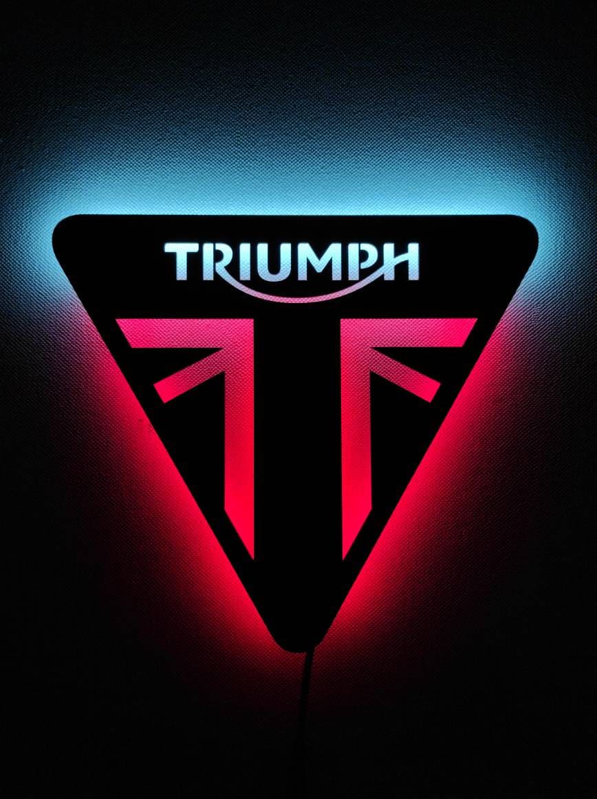 868x1160 Triumph Led Sign Neon Sign Triumph Logo Wall Decor