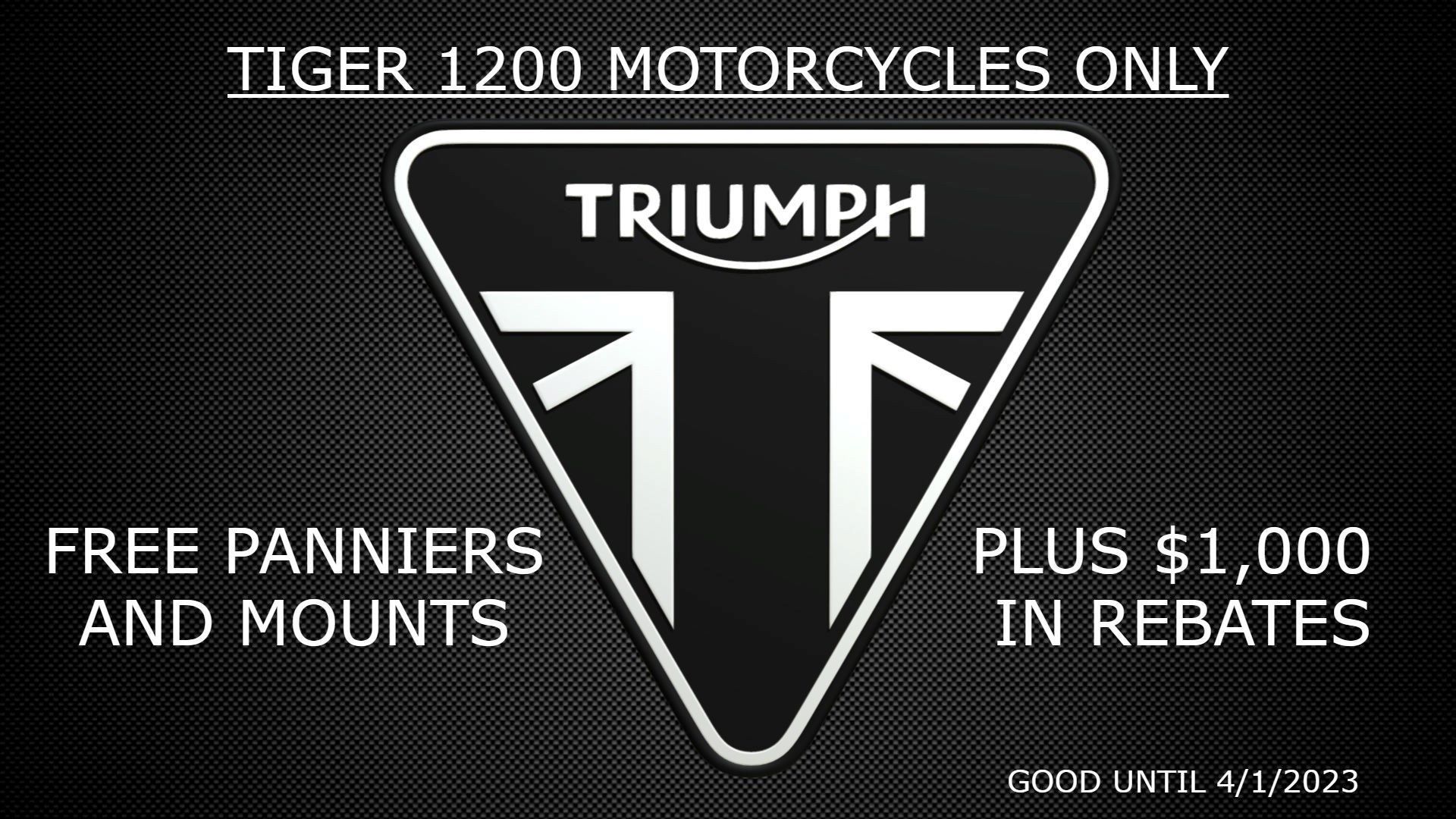 1920x1080 New 2023 Triumph Tiger 1200 GT Pro, Iowa City IA. Specs, Price, Photo. Sapphire Black TZ6623