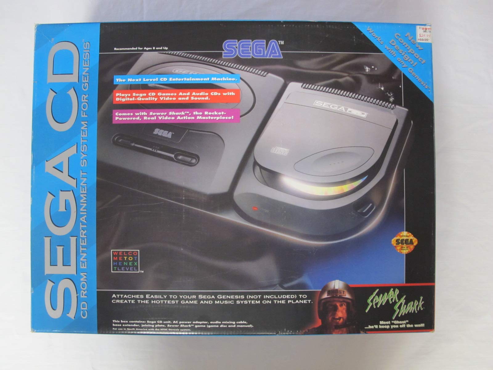 1600x1200 Sega CD Model 2 Game Console : Video Games