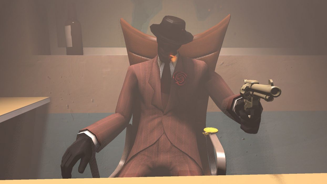 1244x700 TF2 Spy Wallpaper