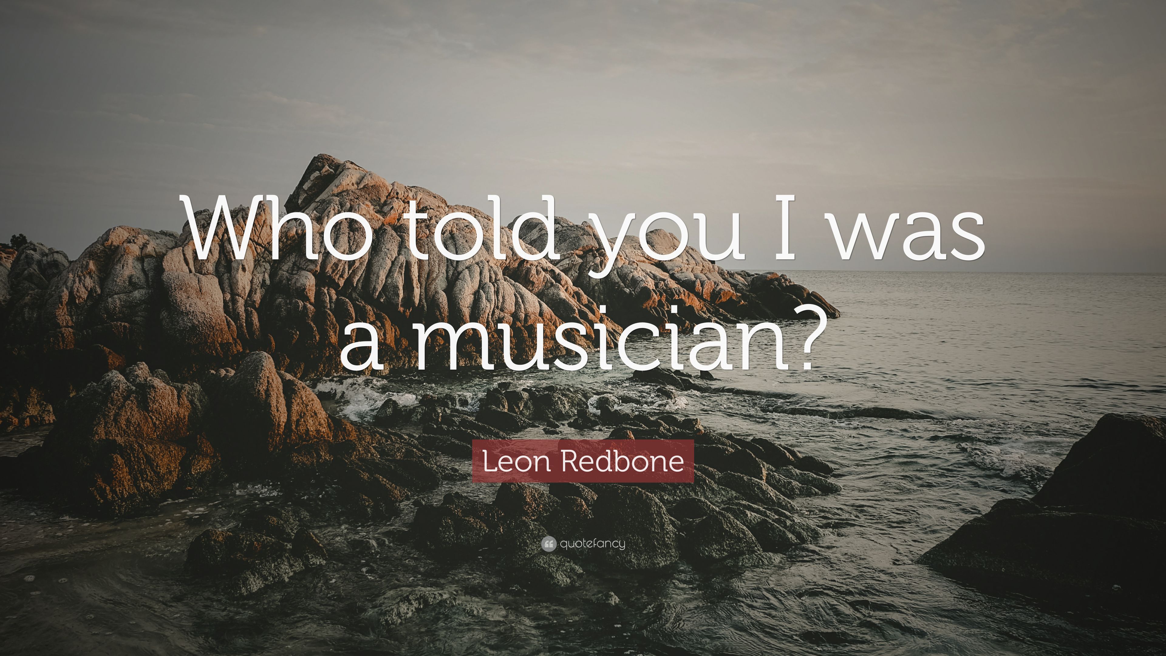 3840x2160 Leon Redbone Quote: “Who told you I was a musician?”