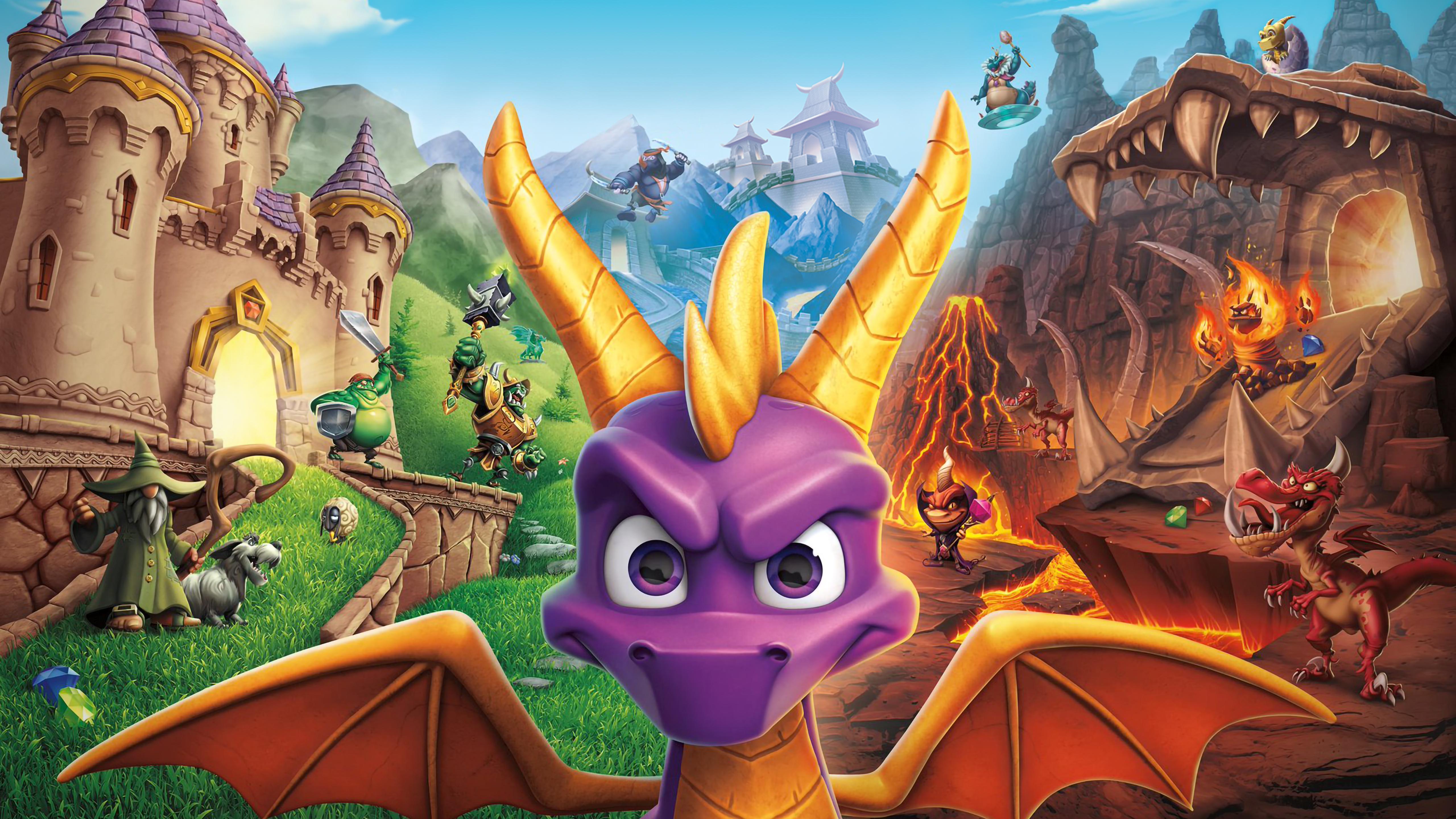 5120x2880 iMac 5K Spyro Reignited Wallpaper