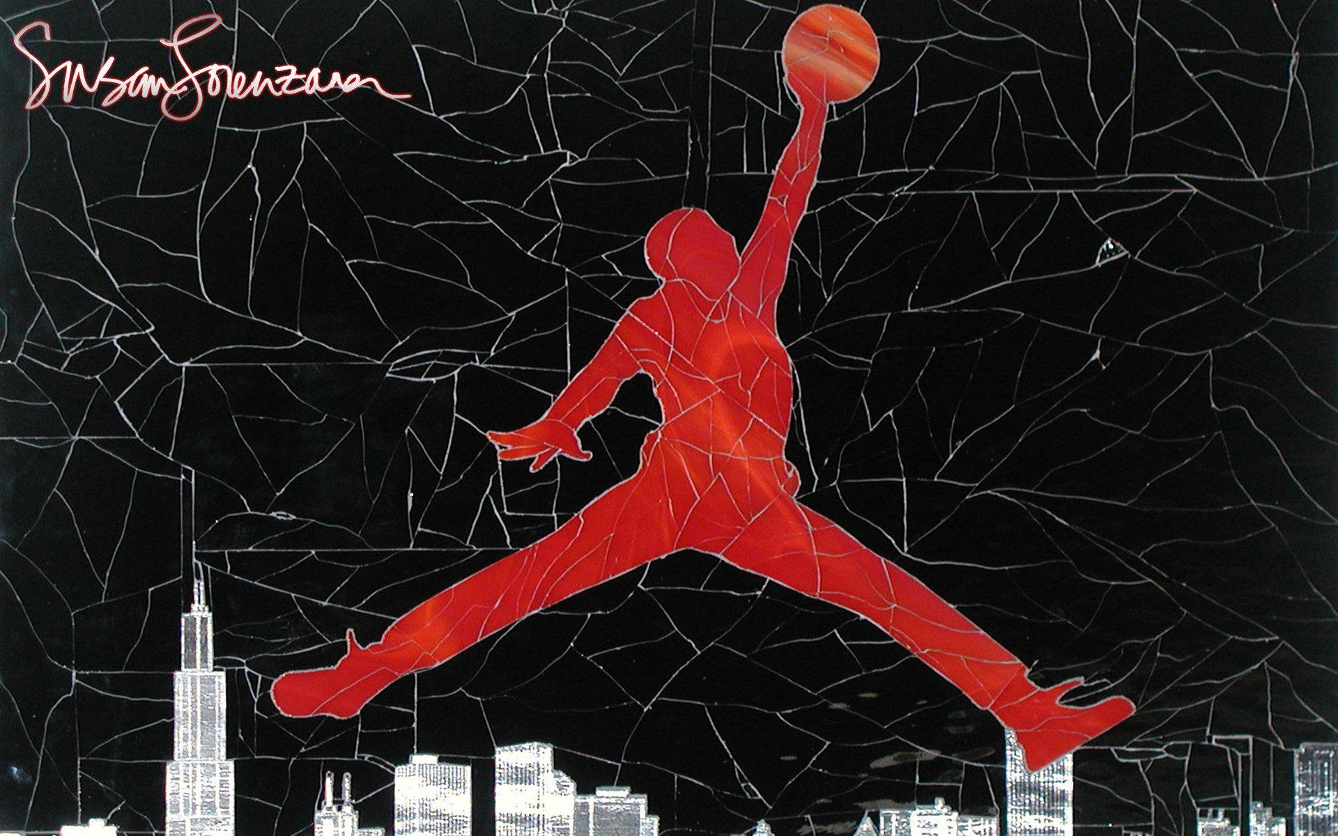 1920x1200 Nike Air Jordan Logo Wallpaper