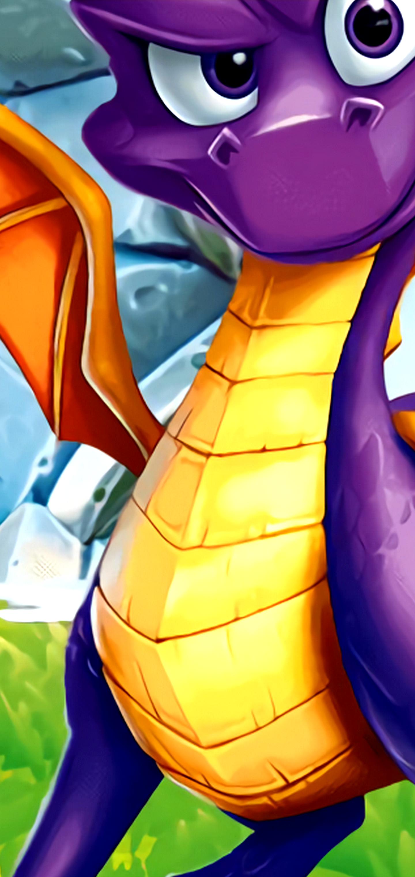 1440x3040 Spyro The Dragon By Aymms16 Galaxy S10 Hole Punch Wallpaper