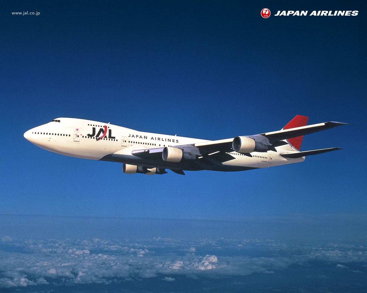 1280x1024 JAL Japan Airlines Boeing B747 100B Issued Airline