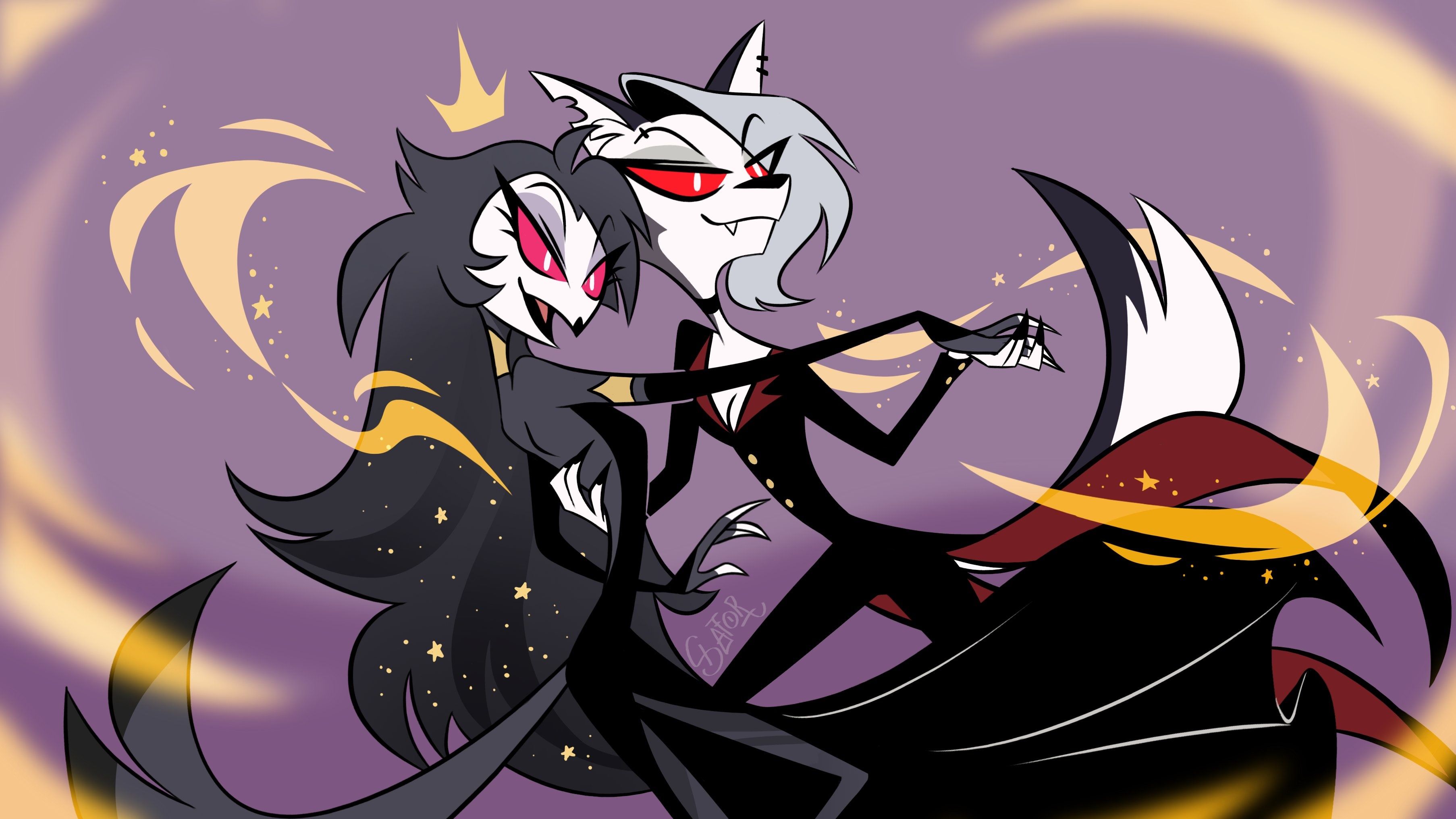 3613x2032 Helluva Boss HD, Octavia (Helluva Boss), Loona (Helluva Boss) Gallery HD Wallpaper