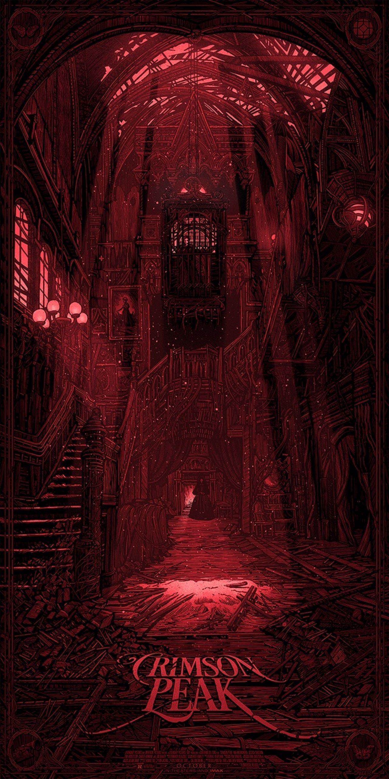 1280x2560 International Crimson Peak Poster