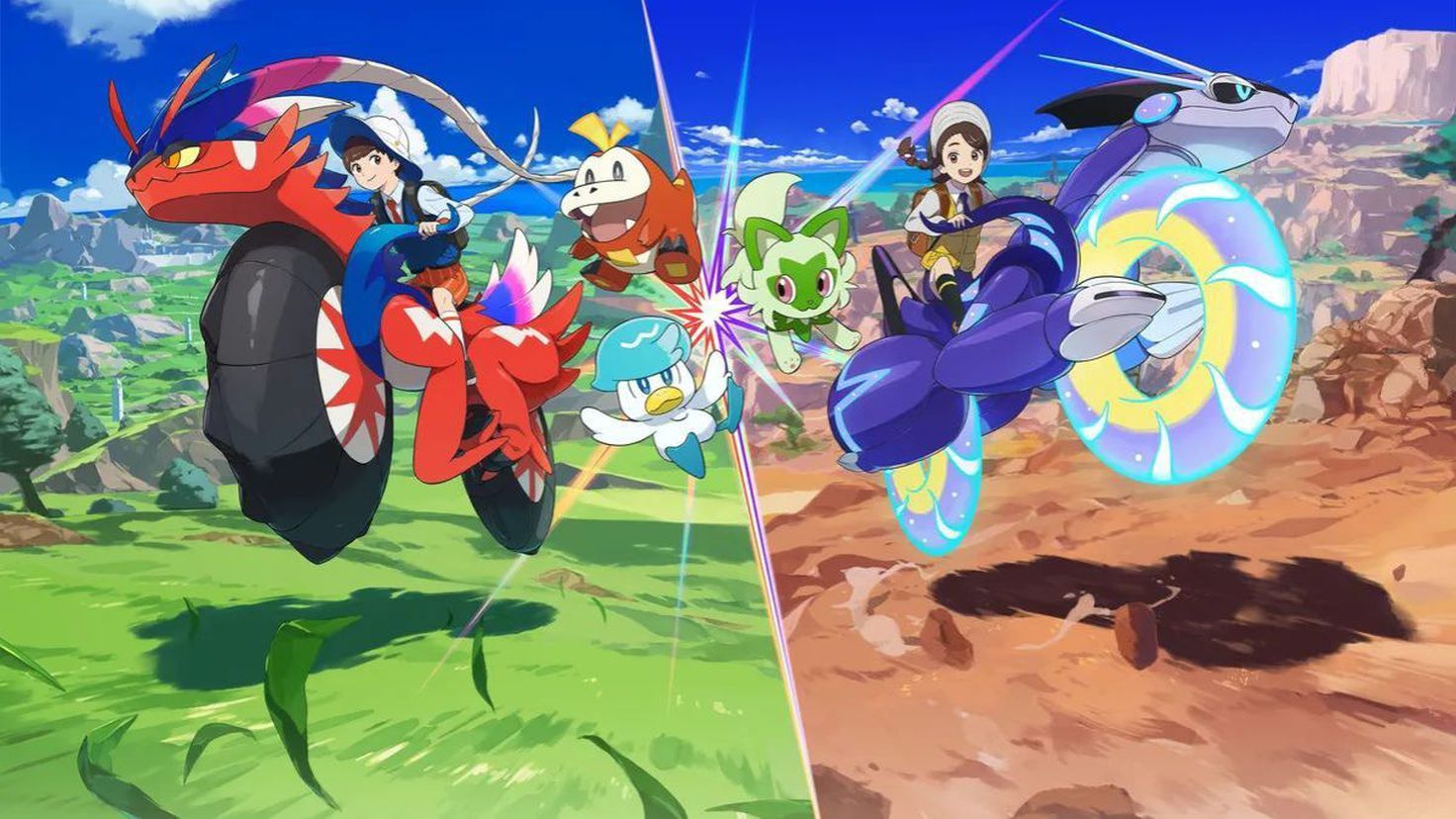 1472x828 Pokémon Scarlet and Violet: Sprigatito, Fuecoco or Quaxly, who's the best starter Pokemon on the long run?