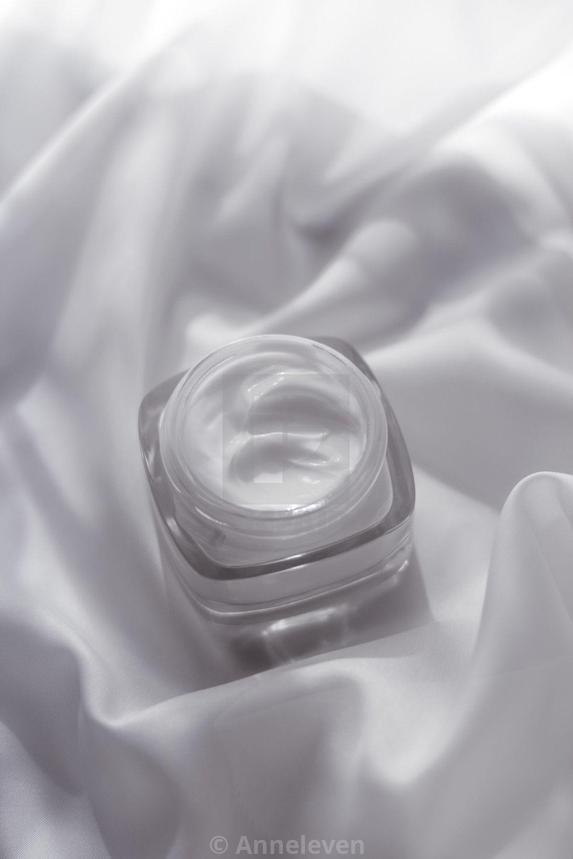 1120x1680 Face cream moisturizer jar on silk background, moisturizing skin care lotion., download or print for £2.48