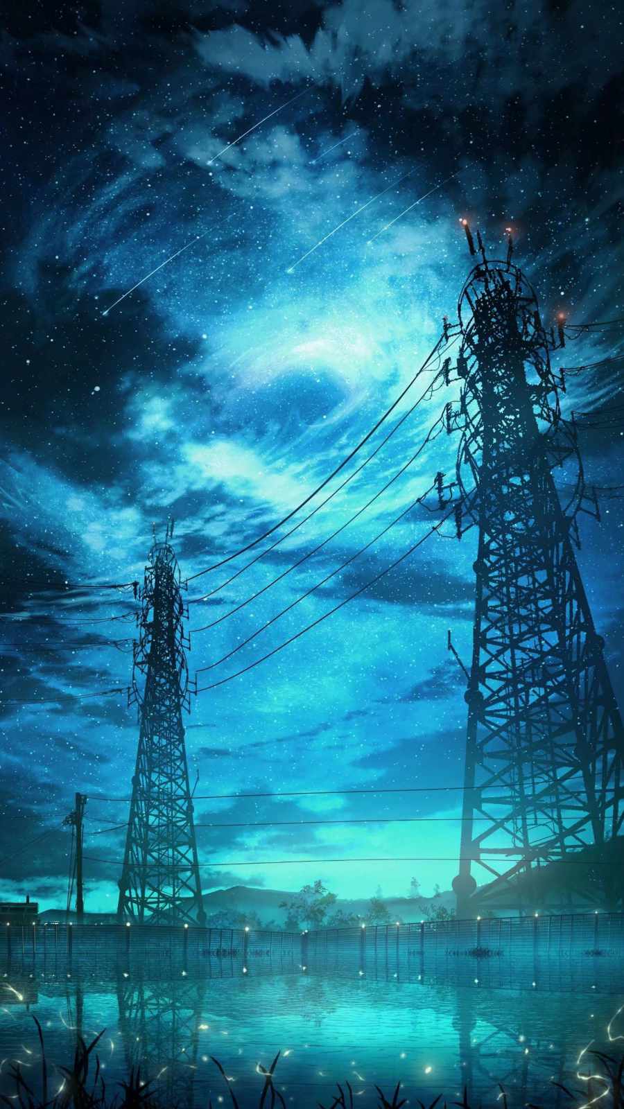 900x1600 Power Grid Anime World IPhone Wallpaper Wallpaper : iPhone Wallpaper