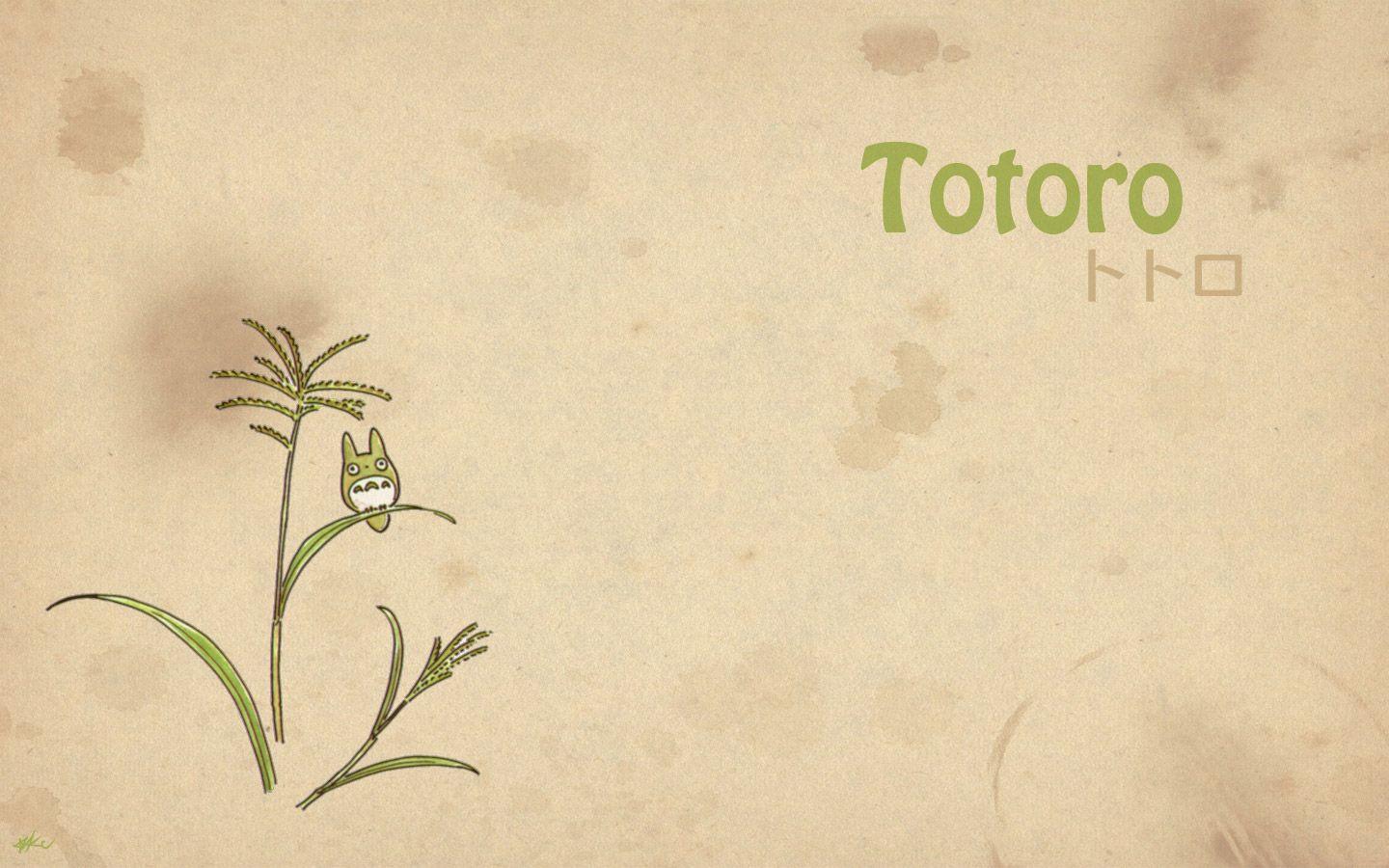 1440x900 all new pix1: Totoro Wallpaper