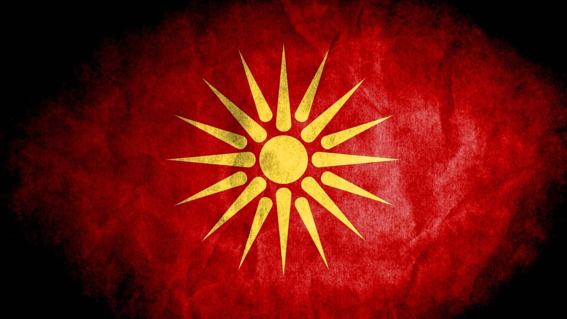 1920x1080 Download North Macedonia Old Flag Wallpaper