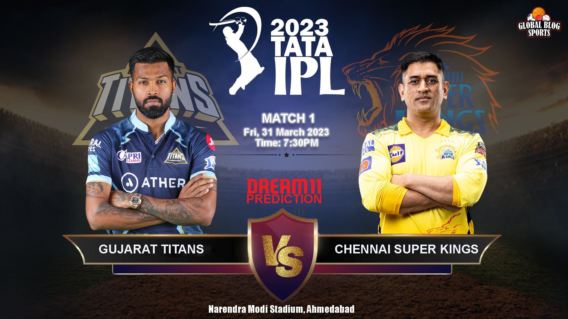 1920x1080 Gujarat Titans vs Chennai Super Kings GT vs CSK Dream11 Prediction. Chennai super kings, Ipl, Vines funny videos
