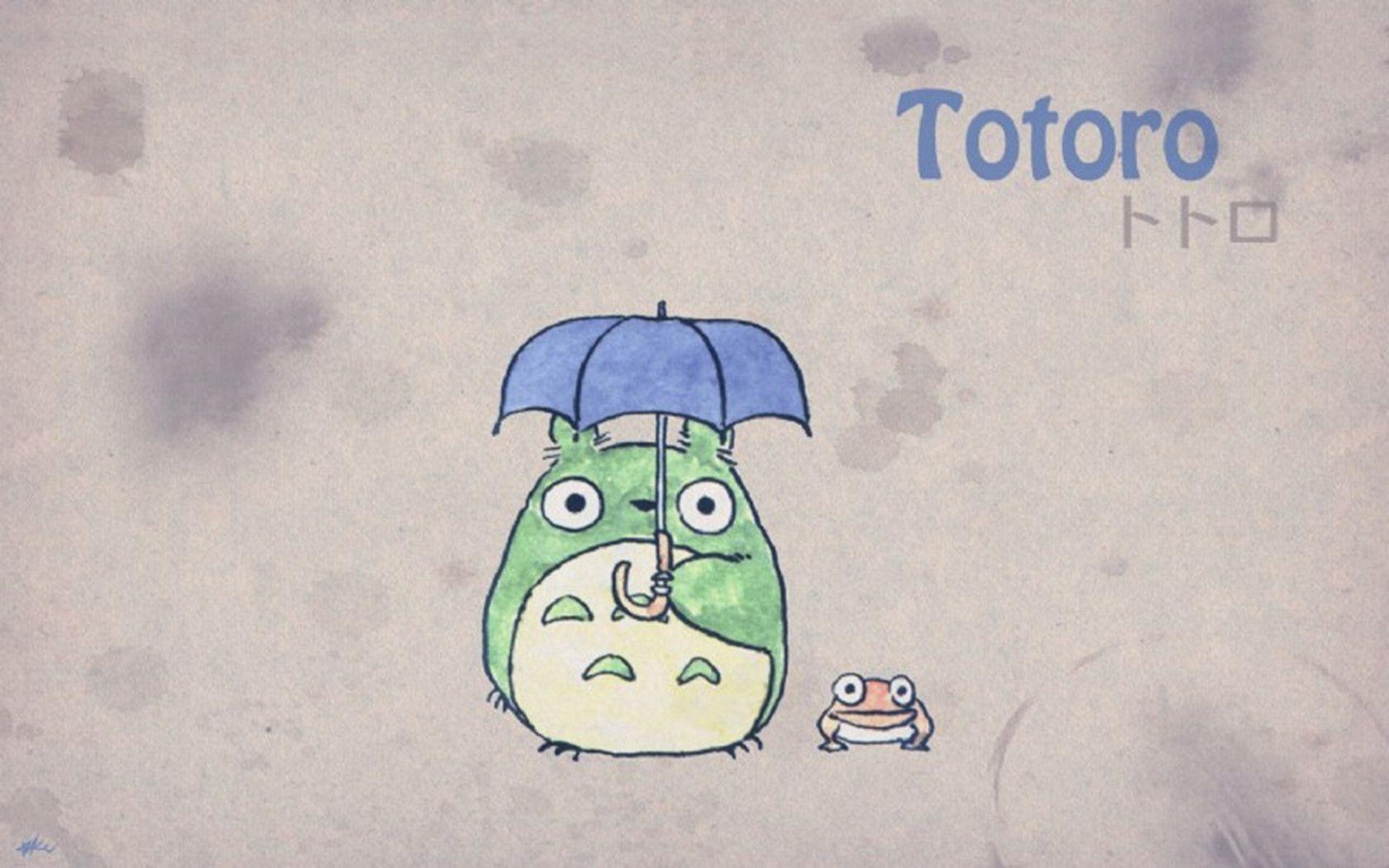 1680x1050 Little Totoro Wallpaper