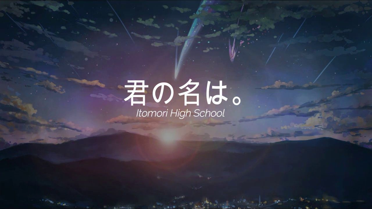 1280x720 RADWIMPS Road & Itomori School (Kimi No Na Wa Your Name OST)