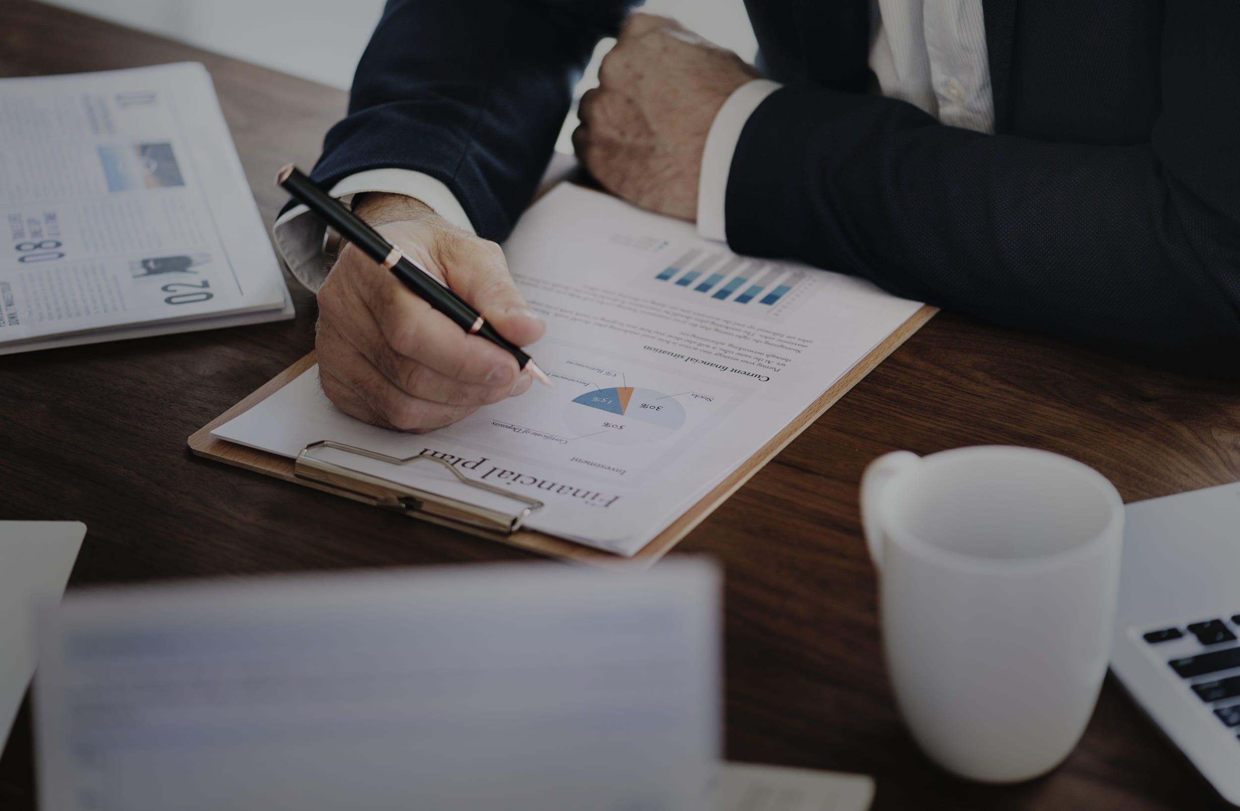 2500x1635 Wallpaper / marketing, indoors, ceramic, business, cup, company, growth, document, mission, communication, note pad, office, german, business people, one person, mug free download