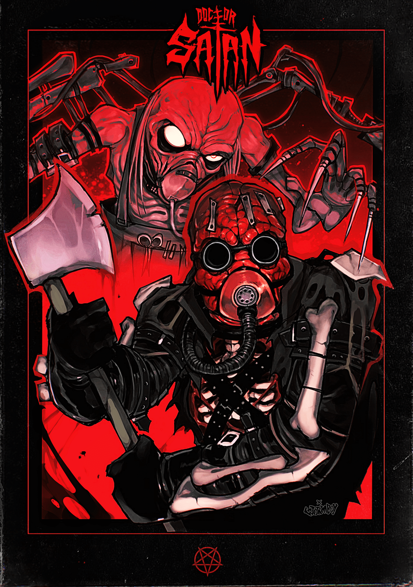 1327x1885 DR. SATAN & THE PROFESSOR OF 1000 CORPSES by VonKreepula on Newgrounds