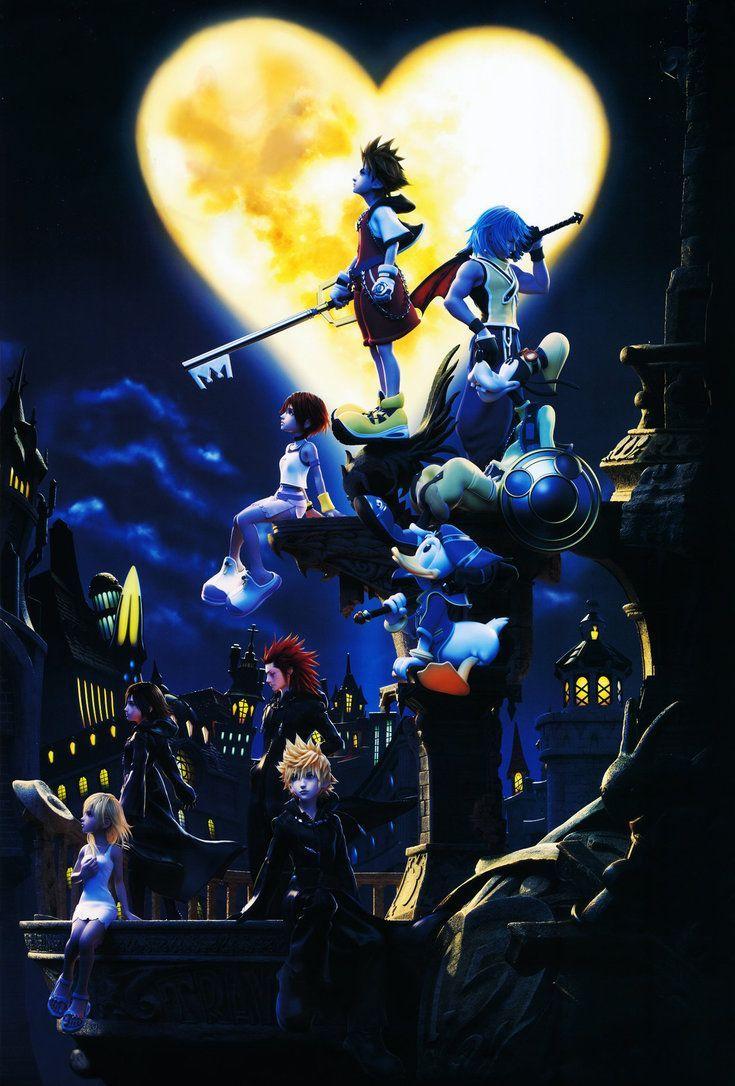 735x1086 hình nền Kingdom Hearts
