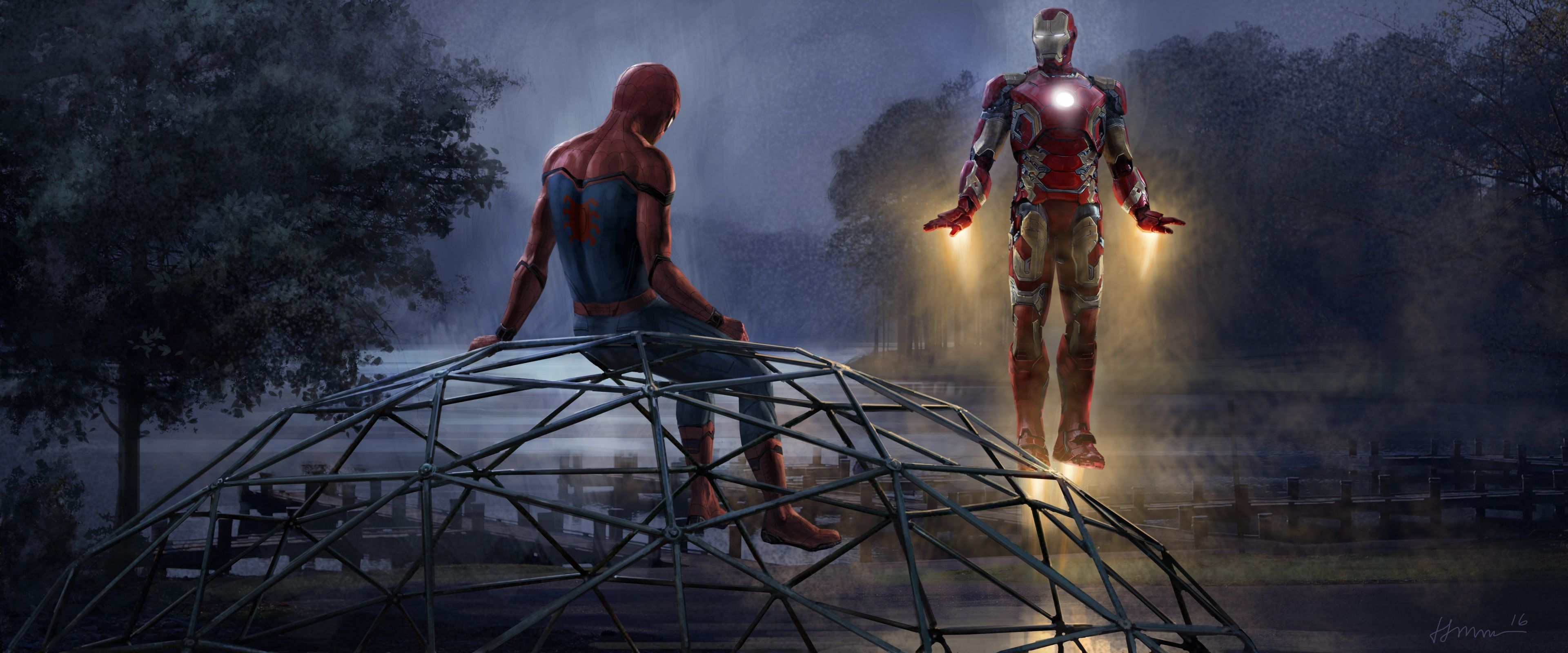 3840x1600 3840x1600 spider man homecoming 4k hq desktop wallpaper free download Gallery HD Wallpaper