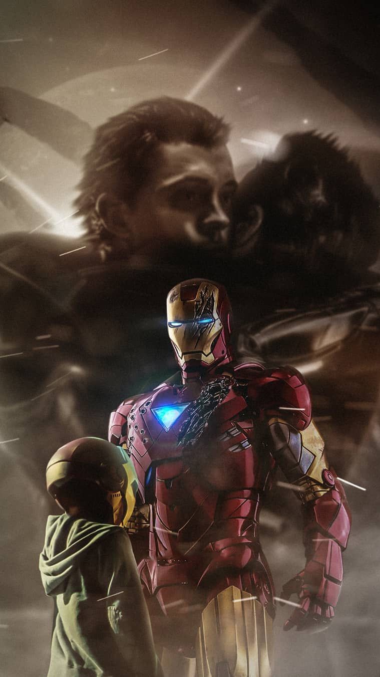 759x1350 Tony Stark Love for Spider Man. Iron man avengers, Marvel iron man, Marvel wallpaper