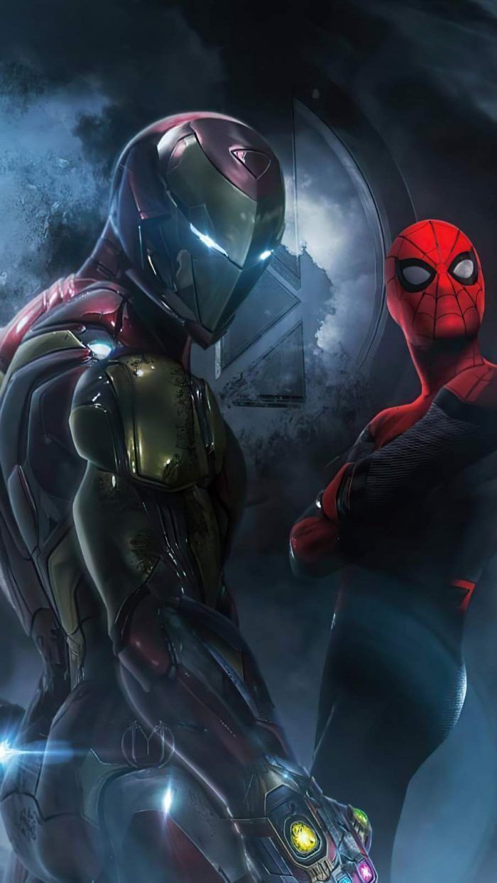 700x1244 Spider IronMan Wallpaper