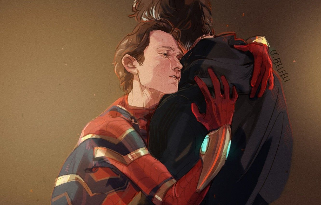 1332x850 Animated Tom Holland Wallpaper