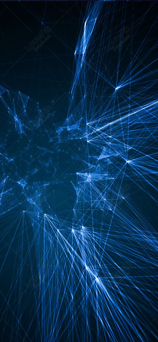 650x1407 Technology Line Mobile Phone Wallpaper Image Free Download