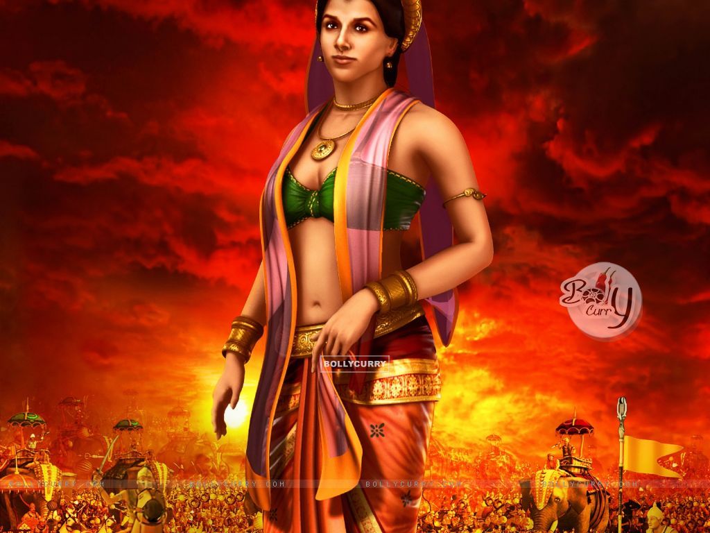 1024x768 Wallpaper Balan as Draupadi in an animated series size:1024x768