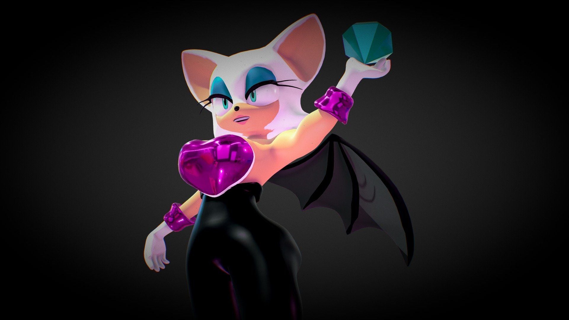 1920x1080 Rouge the Bat model by CamilaCampo [1c8af27]
