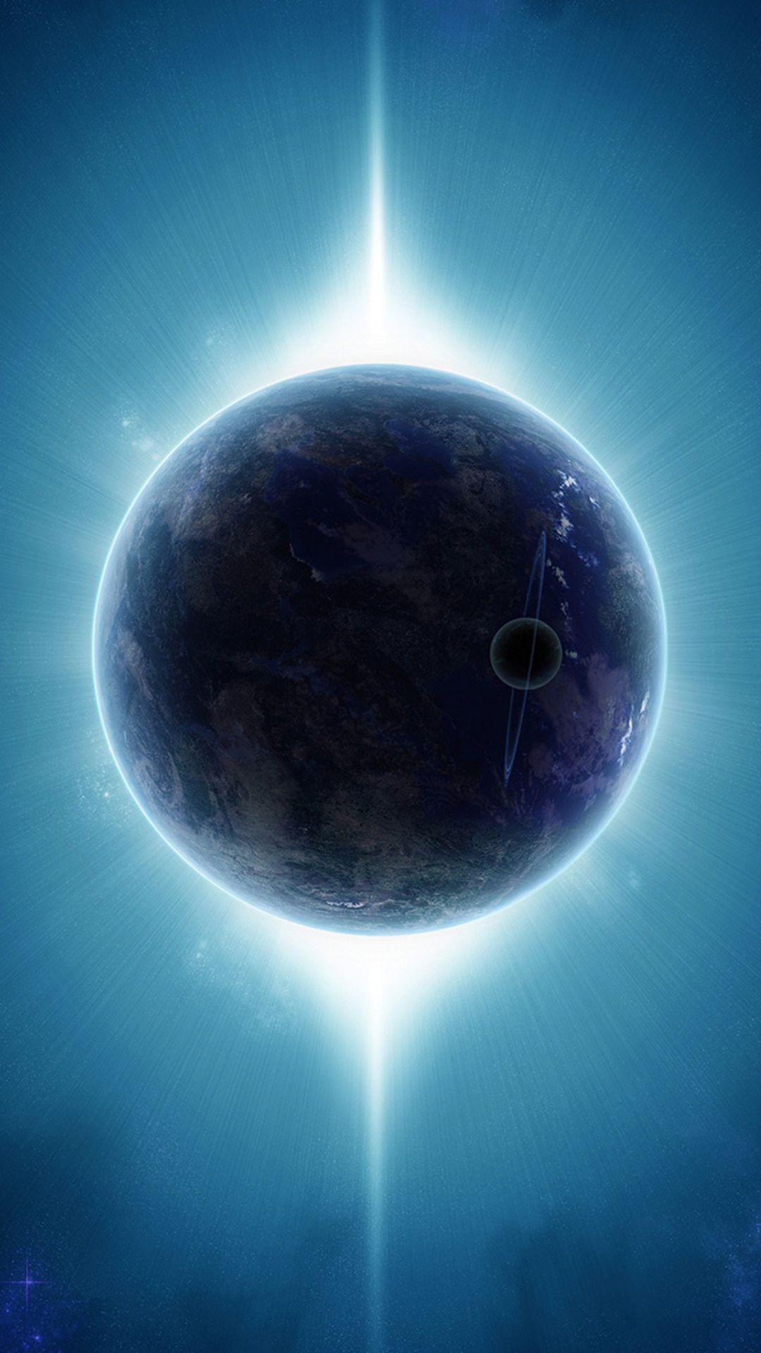 1080x1920 Fantasy Outer Space Planet Light Beam IPhone 6 Wallpaper Download. IPhone Wallpaper, IPad Wallpaper One Stop D. IPhone 6 Wallpaper, Planets, IPhone 5 Wallpaper