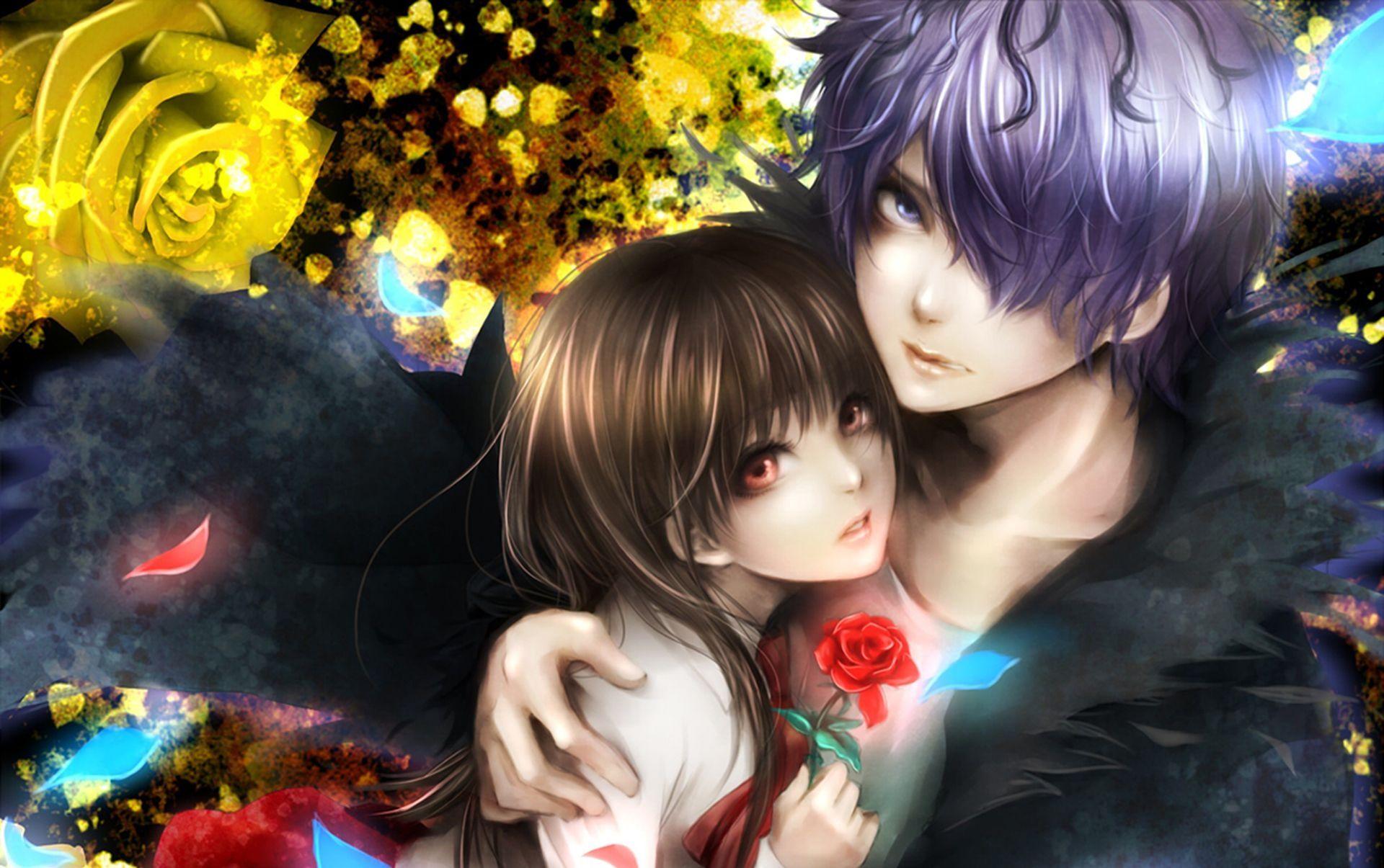 1920x1205 Hình nền cặp đôi Anime dễ thương tuyệt vời HD