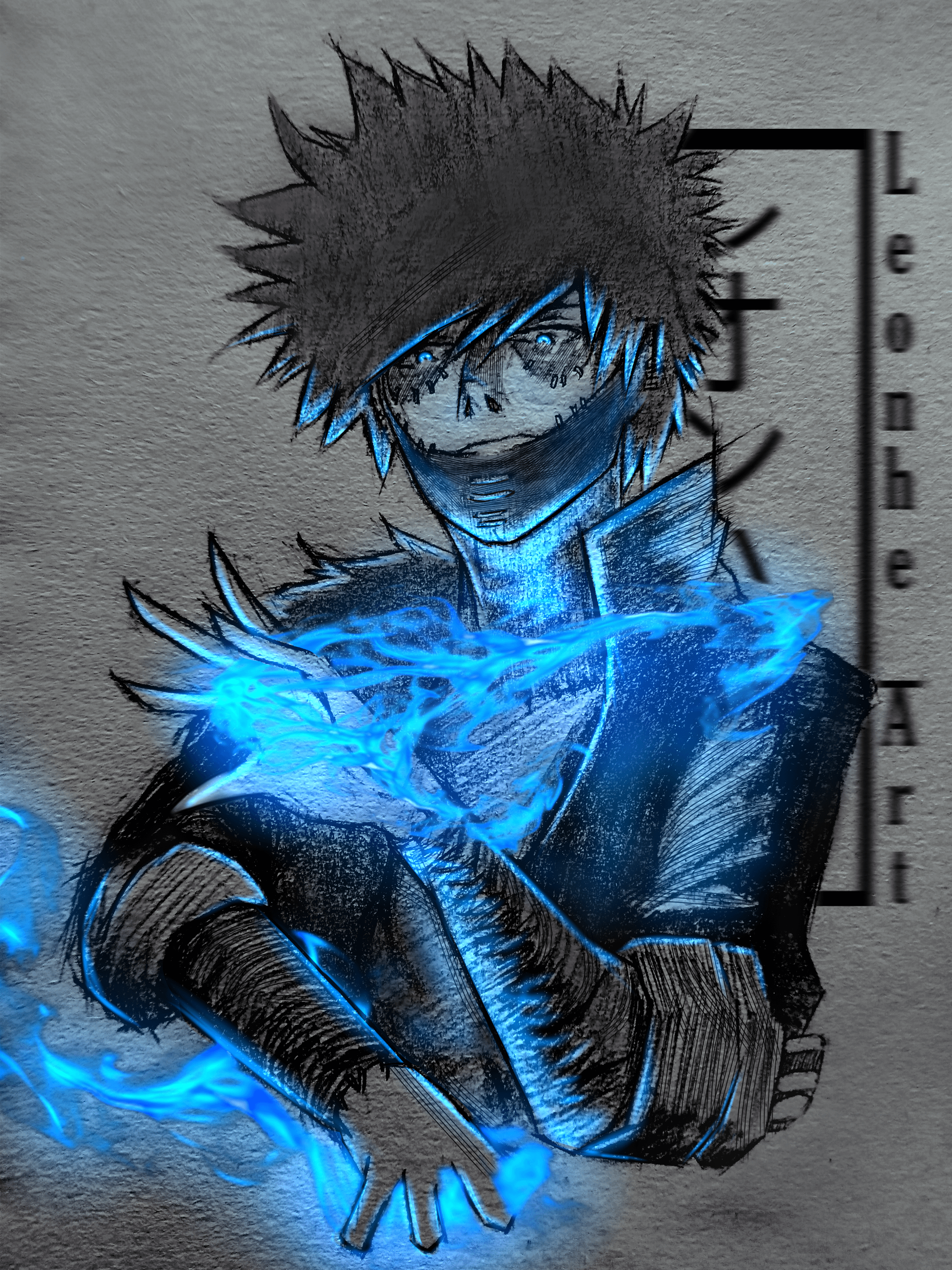 1982x2643 here's my Touya Todoroki Fan Art, reference from Pinterest, hope y'all like it