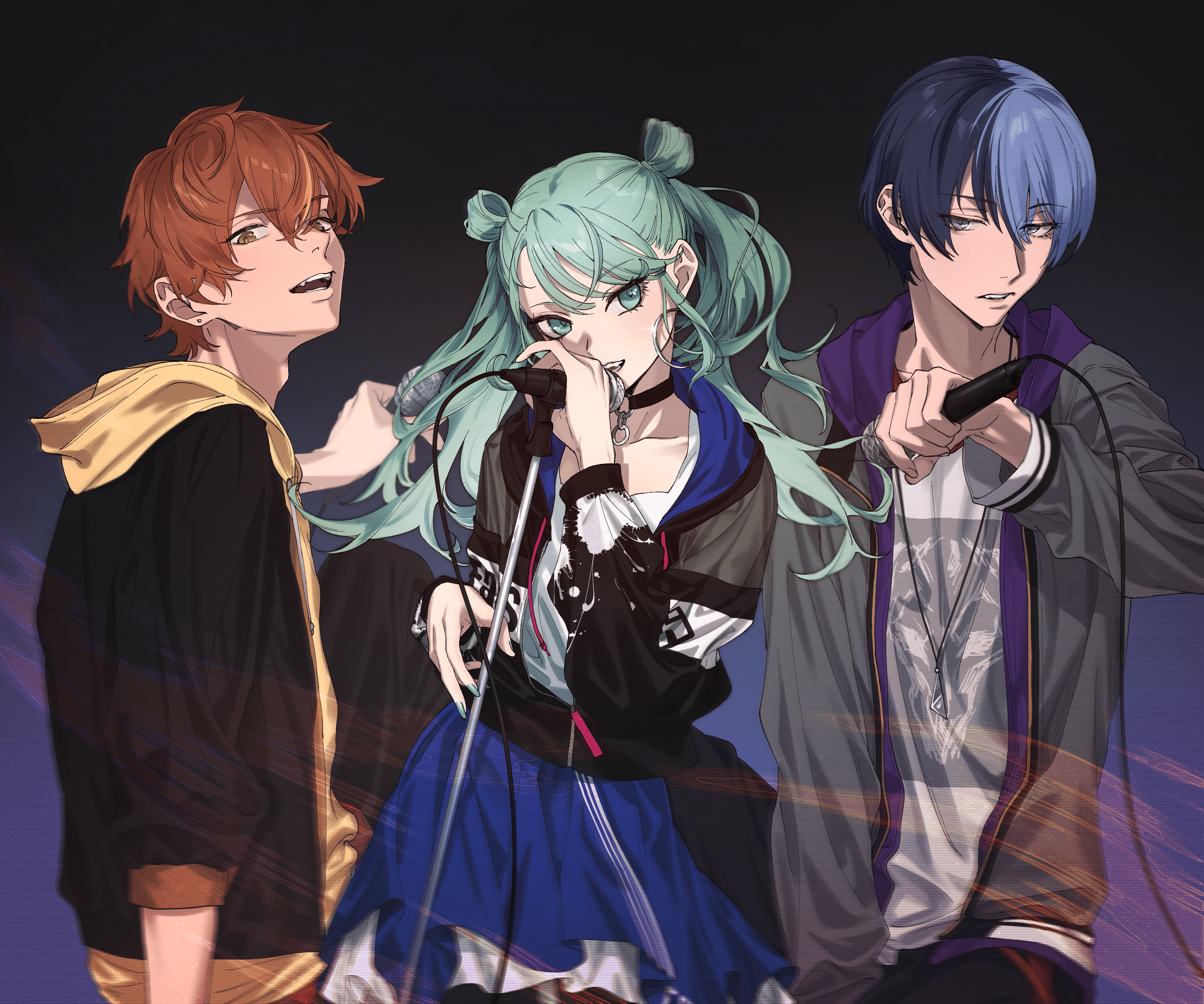 3000x2500 Aoyagi Touya Hatsune Miku Shinonome Akito Wallpaper:3000x2500