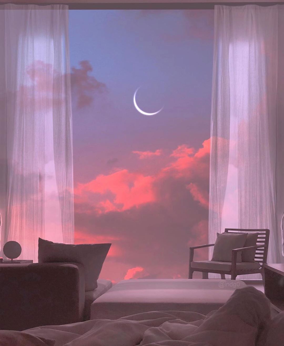 1080x1318 Self Chill Sunda. Sky aesthetic, Night photography portrait, Aesthetic wallpaper