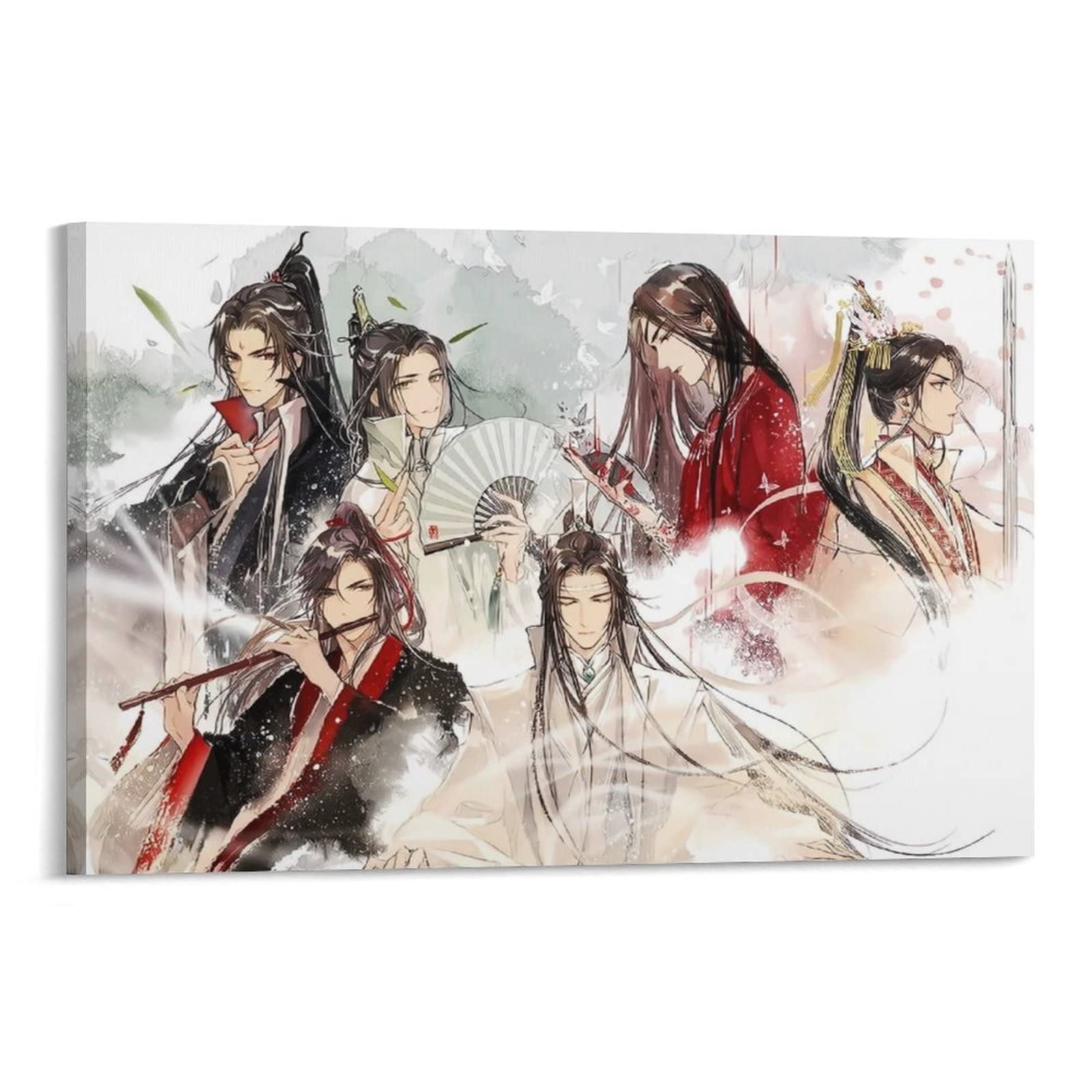 1600x1600 Renzha Fanpai Anime Scumbag System Tian Guan Ci Fu And Mo Dao Zu Shi MDZS Canvas Art Poster Canvas Art Poster And Wall Art Picture Print Modern Family Bedroom Decor Posters 20x30inch(50x75cm)
