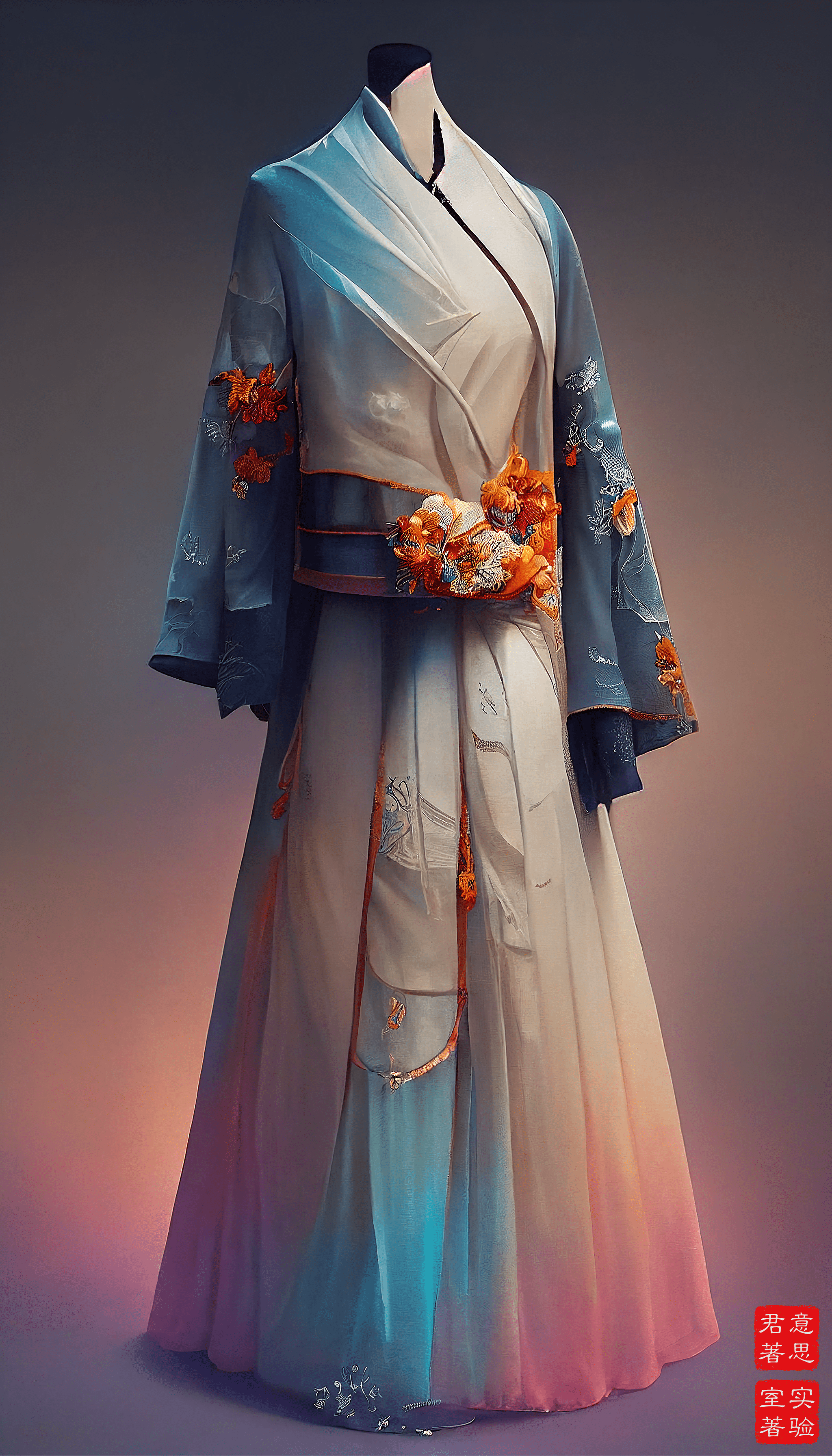 2048x3584 Ai Ai Art MeaningJun Hanfu Clothing Wallpaper:2048x3584