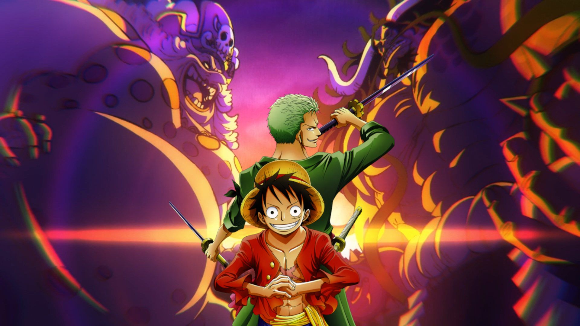 1920x1080 Flizz The Yonko: Luffy &amp; Zoro vs Kaido &amp; Big Mom Piece Discussion #OnePiece1000 #wano