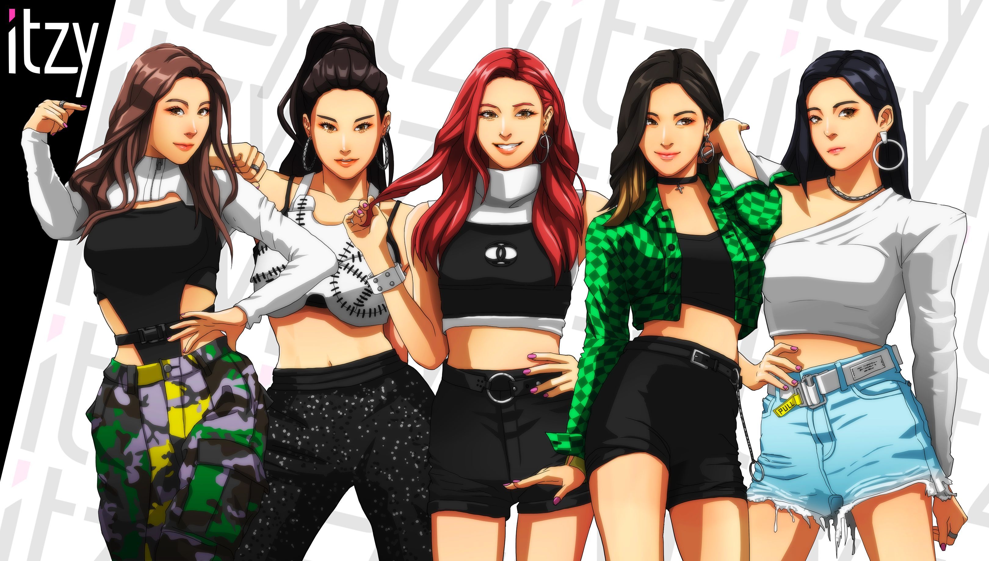 3240x1838 HD desktop wallpaper: Music, Itzy download free picture