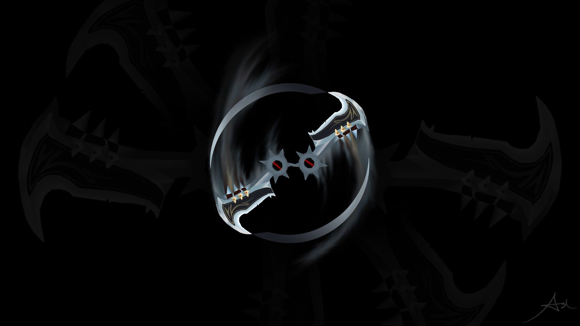 1920x1080 Draven's Spinning Axes. Wallpaper & Fan Arts. League Of Legends