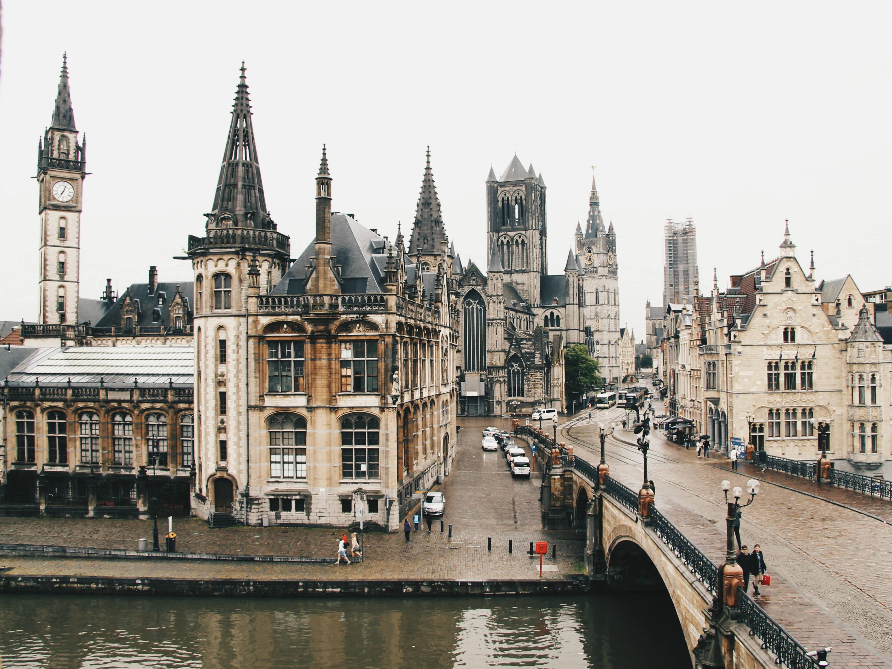 3415x2563 Man Made Ghent HD Wallpaper