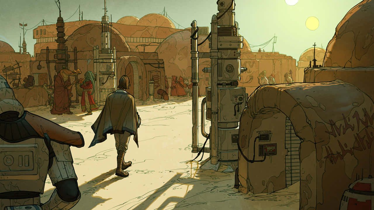 1280x720 Mos Eisley Wallpaper