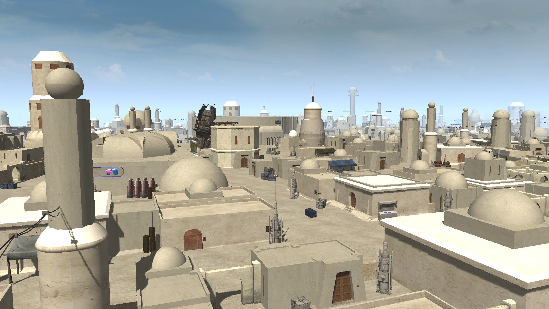 1920x1080 OG Battlefront Mos Eisley image at War Editor Maps's Workshop mod for Men of War: Assault Squad 2