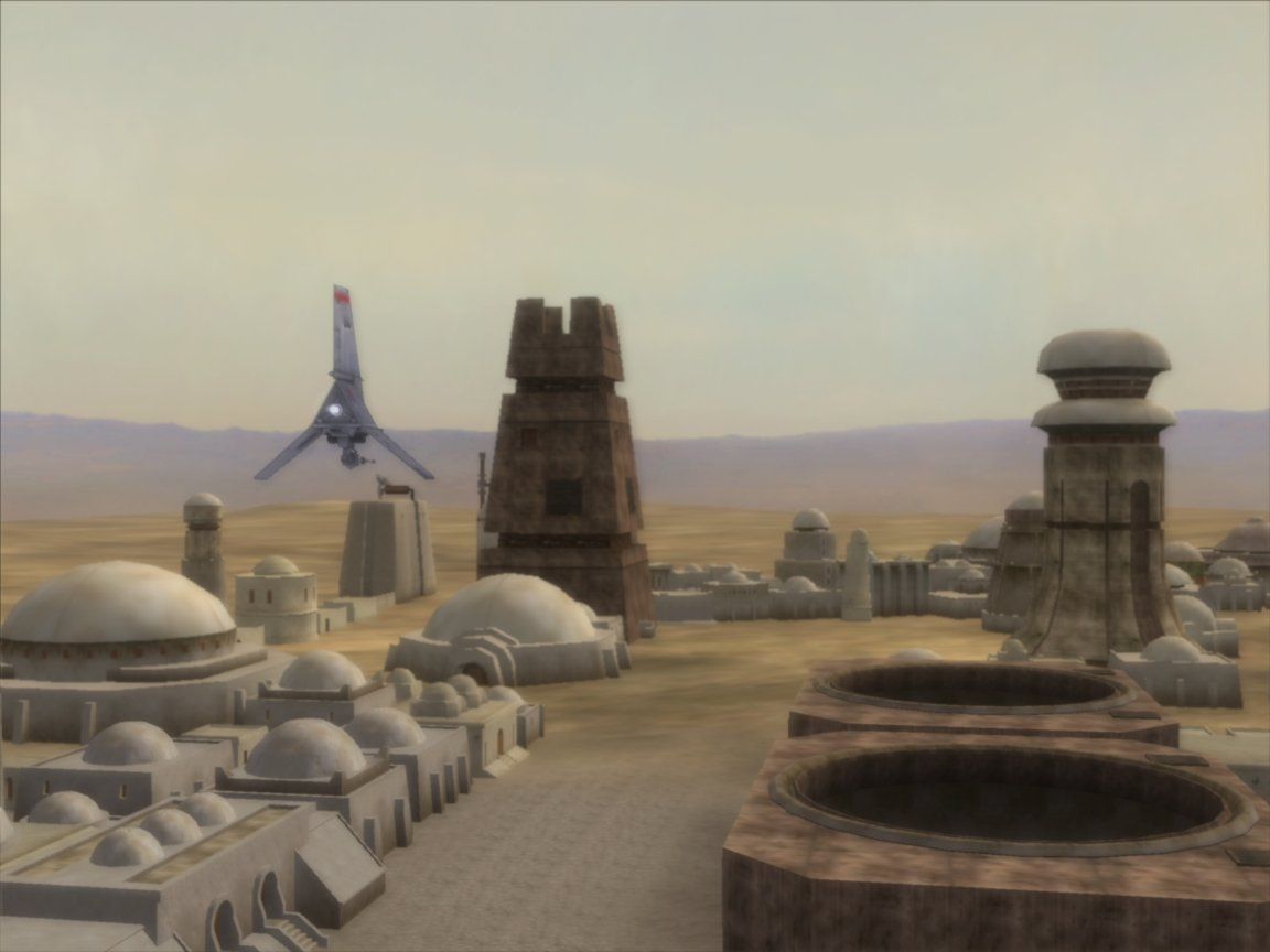 1152x864 Sereja's Tatooine: Mos Eisley Spaceport addon Wars Battlefront