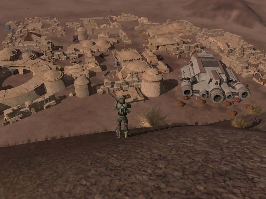 1024x768 Download Welcome to Mos Eisley- The most wretched hive of scum and villainy Wallpaper
