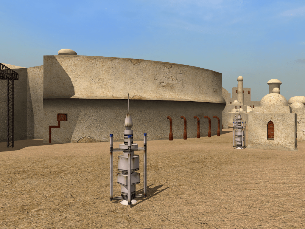 1024x768 Fixed Mos Eisley Ground Textures and Lighting file's Bug Fixes and Subtle Improvements mod for Star Wars Battlefront II