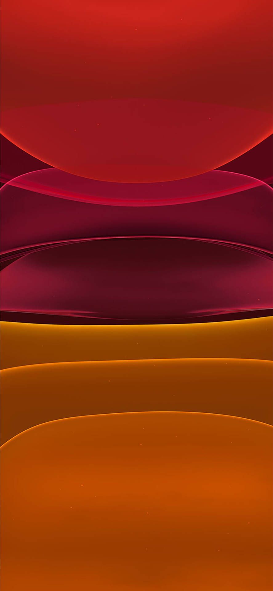 887x1920 Download Apple iPhone Default Red Yellow Patterns Wallpaper