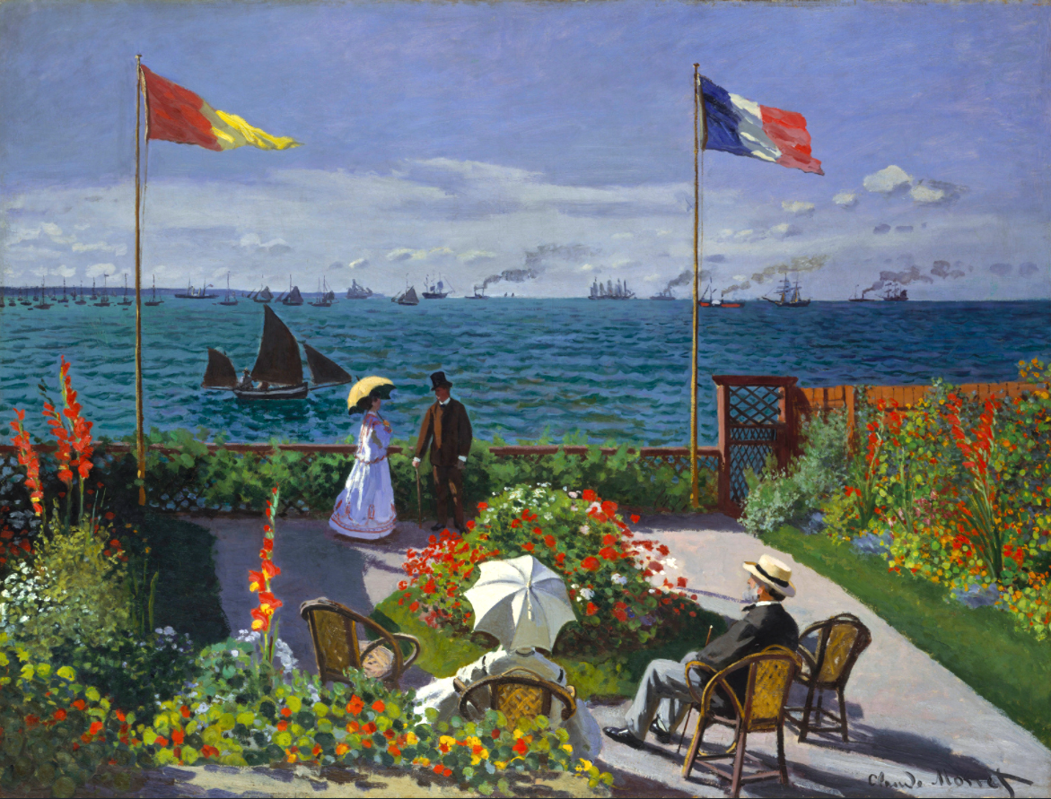 1171x891 Garden At Sainte Adresse By Monet (Illustration) History Encyclopedia